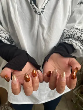 ネイル 甲府市徳行 🧸prunelleのネイルデザイン