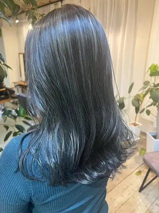 ロング カラー 髪質改善/艶髪カラー 関野文也のヘアスタイル