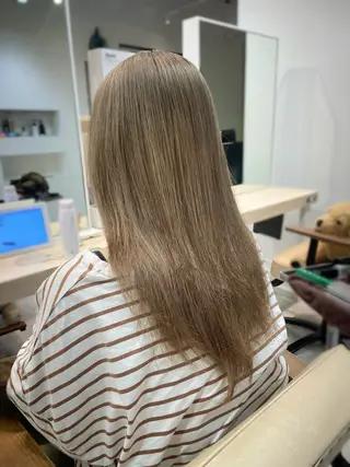 ロング かずや🍀/髪質改善 /艶髪カラー/眉毛のヘアスタイル