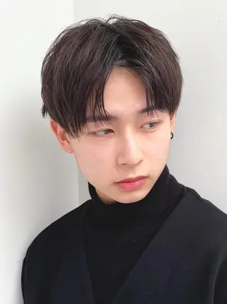 ショート メンズ メンズカット曲がる 縮毛矯正佐々木タクマのヘアスタイル