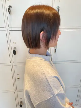 ショート カラー 鶴岡で縮毛矯正なら お任せ！ハヤシナオミのヘアスタイル