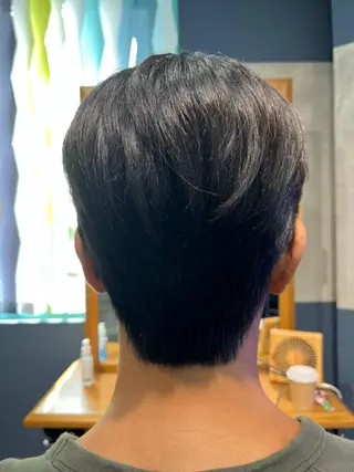 ショート パーマ 松澤 勇輝のヘアスタイル