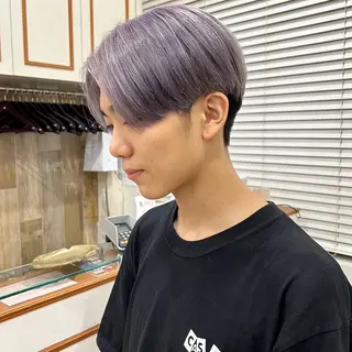 カラー メンズ clan en所属・clan .のヘアスタイル