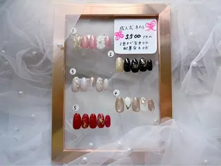 ネイル Queennail 北堀江megumiのネイルデザイン