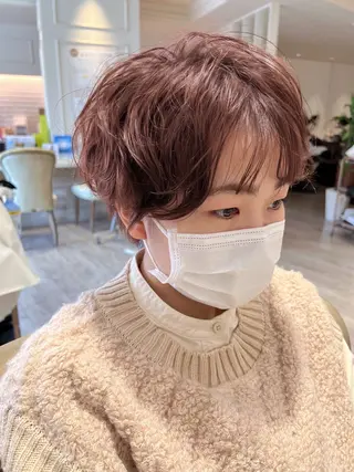 パーマ Mirror'所属・ショート/韓国ヘア 押本恵一のヘアスタイル