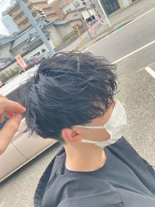 ミディアム パーマ メンズ パーマが得意な【最高 悠斗】のヘアスタイル