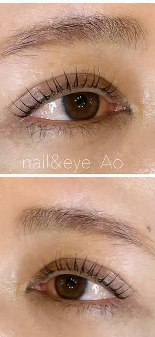 メンズ マツエク・マツパ nail&eye Aoのマツエク・マツパデザイン