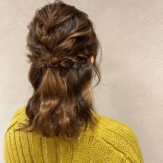 ミディアム ヘアアレンジ PRIVATE SALON EYES所属・EYES リアのマツエク・マツパデザイン