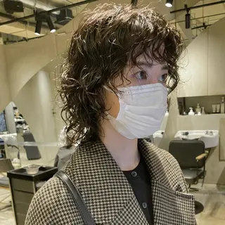 ショート パーマ 🌈圧倒的デザイン力 内井省吾のヘアスタイル