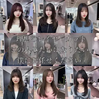 ロング カラー 髪質改善/縮毛矯正/ 韓国ヘア/矢野のヘアスタイル