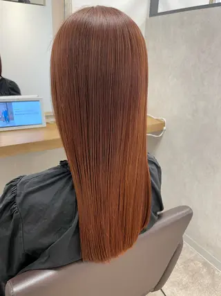 セミロング カラー 髪質改善×METEO 店長 貞松直也のヘアスタイル
