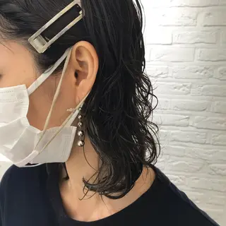 ミディアム カラー 【暖色カラー特化】 中山由梨のヘアスタイル
