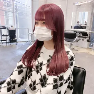 ロング カラー 💗💗韓国レイヤー yu-ki💗💗のヘアスタイル