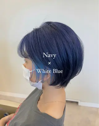 ショート 【デザインカラー】 難波　秀喜のヘアスタイル