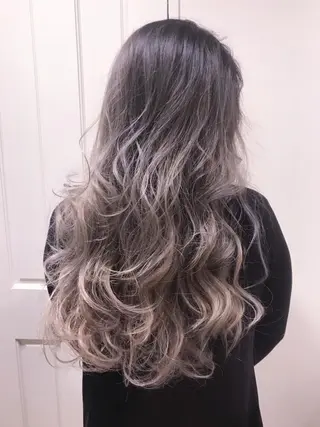 ロング カラー WATARU🔥／ 外国人風ハイライトのヘアスタイル