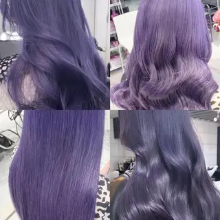 ロング カラー ヘアアレンジ メンズ 🌟🍒ハイトーン 韓国ヘア/ユウミのヘアスタイル