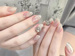 ネイル ☁️Minmin Tsuki💙🩵のネイルデザイン