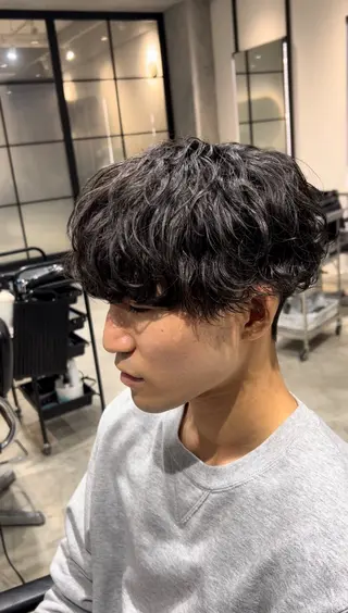 パーマ メンズ メンズカット/柏/韓 国/メンズパーマ航太のヘアスタイル