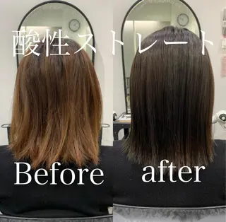 ミディアム 【酸性ストレート】 宮下和明のヘアスタイル