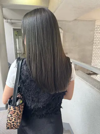 カラー ブリーチカラー🎀 寺門美優のヘアスタイル