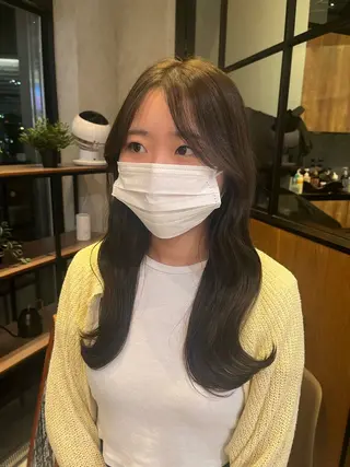 ロング カラー ヘアアレンジ yuuri🎀/大宮 /韓国ヘア/レイヤーのヘアスタイル