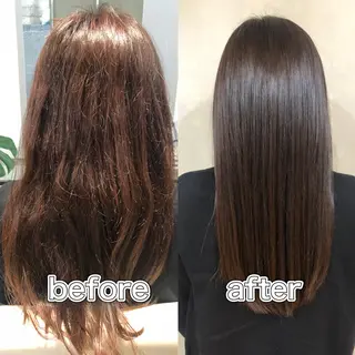 ロング カラー メルクヘアー 中澤のヘアスタイル