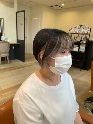 ショート 亀川蓮 Agu hairのヘアスタイル