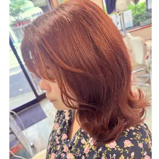 セミロング Fun hair make所属・三原 友美のヘアスタイル