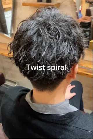 パーマ メンズ メンズ特化/パーマ/ フェードWATARUのヘアスタイル