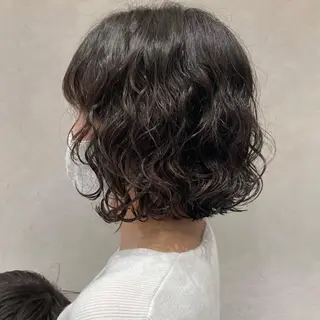 ショート パーマ nono/パーマ /顔まわりカット🐈のヘアスタイル