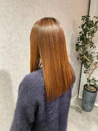 ミツキ/ 透明感カラー/セットのヘアスタイル