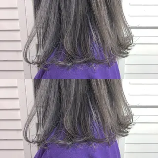 ミディアム カラー せこぐち まいのヘアスタイル