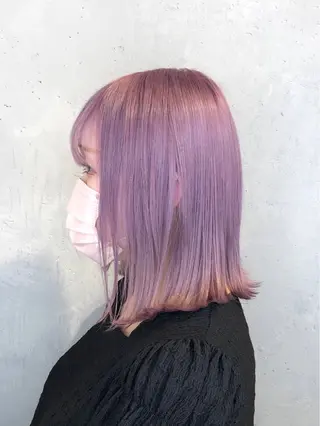 ミディアム カラー ヘアアレンジ ｲﾝﾅｰｶﾗｰ屋さん 🫧伊藤拓実のヘアスタイル