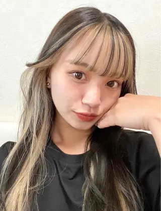 ロング カラー 韓国ヘア/艶カラー /田中悠佑のヘアスタイル