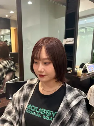 ショート カラー 坂本奈都美 🎀のヘアスタイル