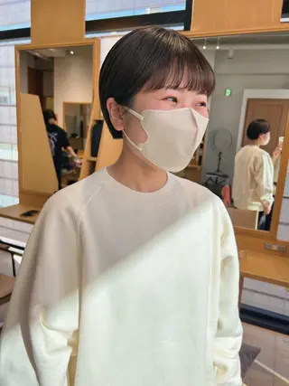 ショート 石上 沙也香のヘアスタイル