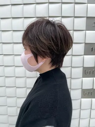 ショート カラー LucksiMie 銀座店所属・【韓国　レイヤー 髪質改善✨】かずのヘアスタイル