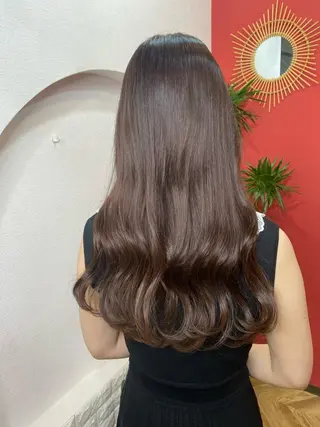 ロング 大久保 愛のヘアスタイル