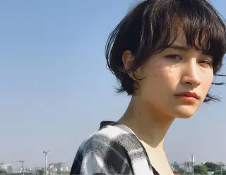 ショート カラー パーマ シェアサロン　salowin所属・✨ブリーチなし透明感 カラー🥇ユースケのヘアスタイル