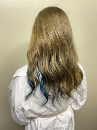 セミロング カラー 髪質改善×METEO 店長 貞松直也のヘアスタイル