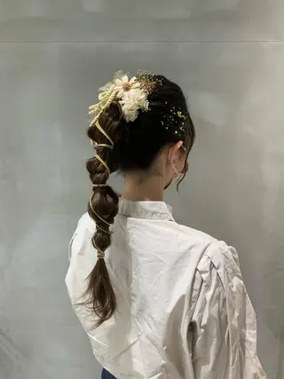 ロング カラー ヘアアレンジ bob/ aoiのヘアスタイル