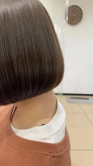 ショート 栞南🌼/艶カラー/ 髪質改善/ナチュラルのヘアスタイル