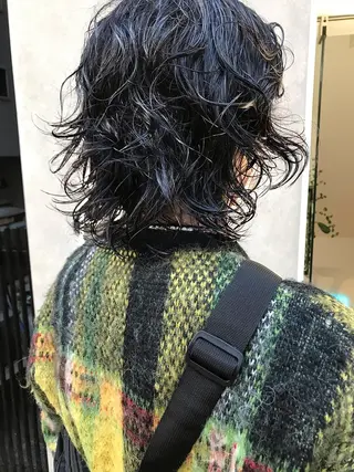 ミディアム パーマ 🇰🇷カルマパーマ kaito🇰🇷のヘアスタイル