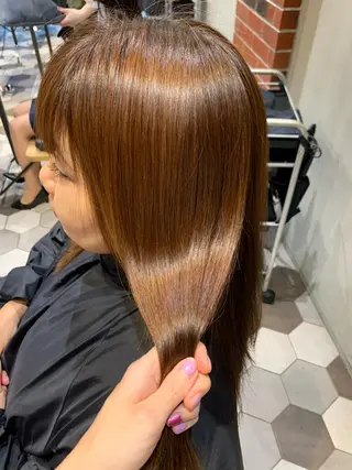 セミロング カラー ヘアアレンジ 髪質改善支持率 No. 1✨mayuのヘアスタイル