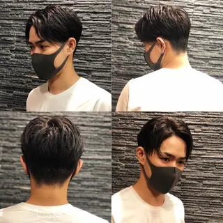 ミディアム ヘアアレンジ メンズ 萩原 勇樹のヘアスタイル