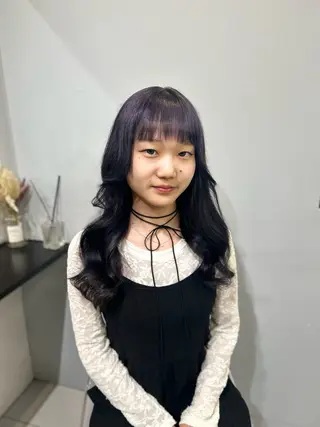 ロング カラー yuzuki/ ハイトーン・エクステのヘアスタイル