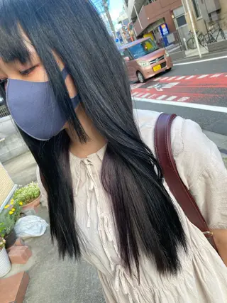 ロング カラー BAROA中村橋所属・濱野 黎士のヘアスタイル