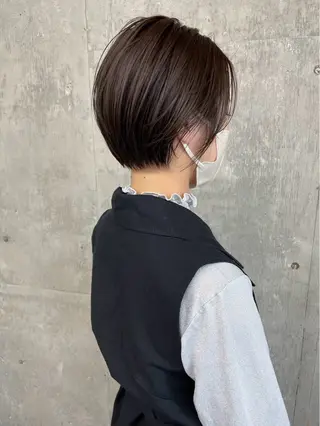 ショート 鈴木瑛里／ブロンド ベージュ／男女のヘアスタイル