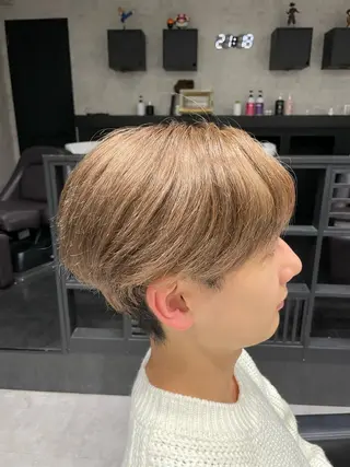 ショート カラー メンズ メンズカット/ マッシュ/颯太のヘアスタイル