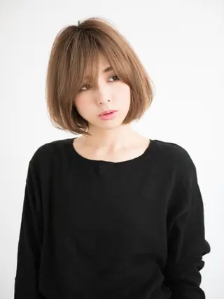 ミディアム カラー 小濱 秀人のヘアスタイル